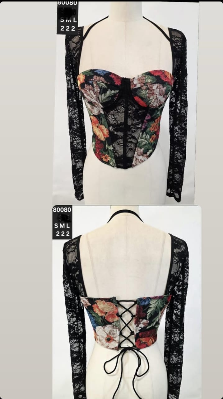 BLUSA TOP CHIC  CORSET USA