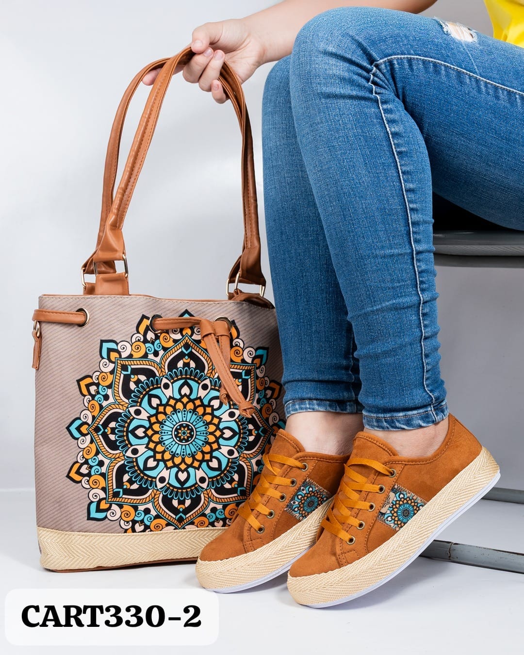 CARTERA TULA MANDALA KIRO MIEL ML
