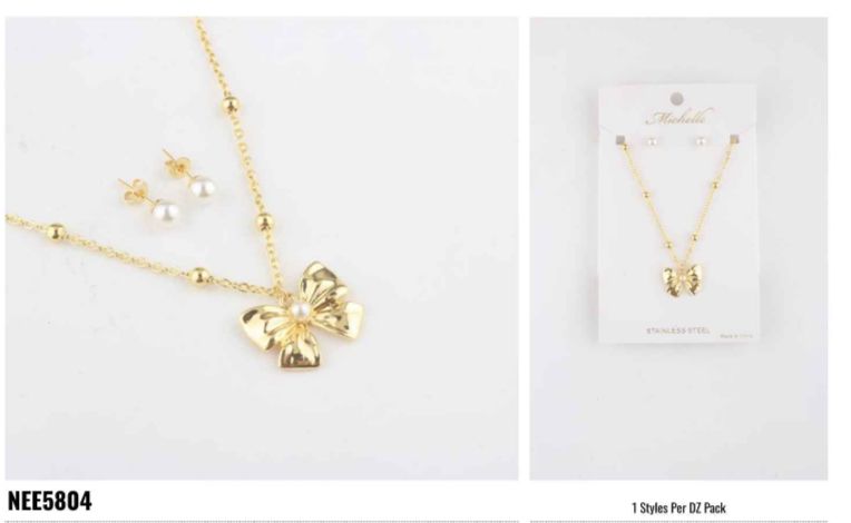 SET COLLAR Y ARETE MICHELLE