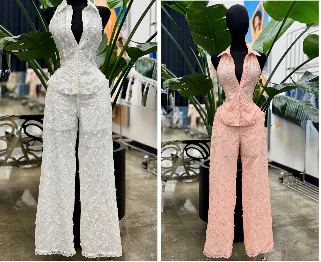 CONJUNTO DE MUJER EN ENCAJE ESPALDA DESCUBIERTA T/ ZARA