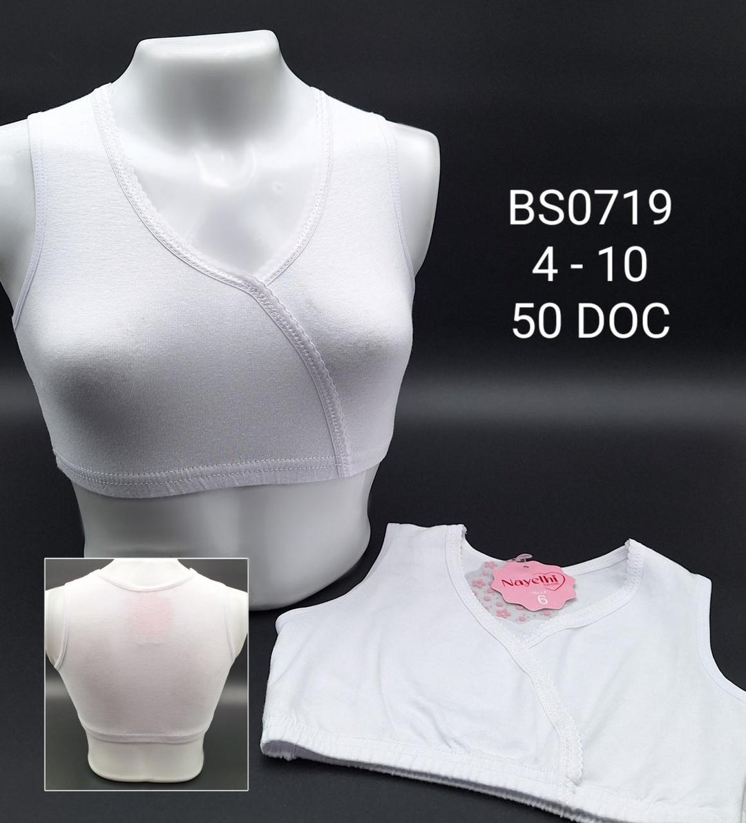 Blusa Nayelhi Escolar P/Niñas