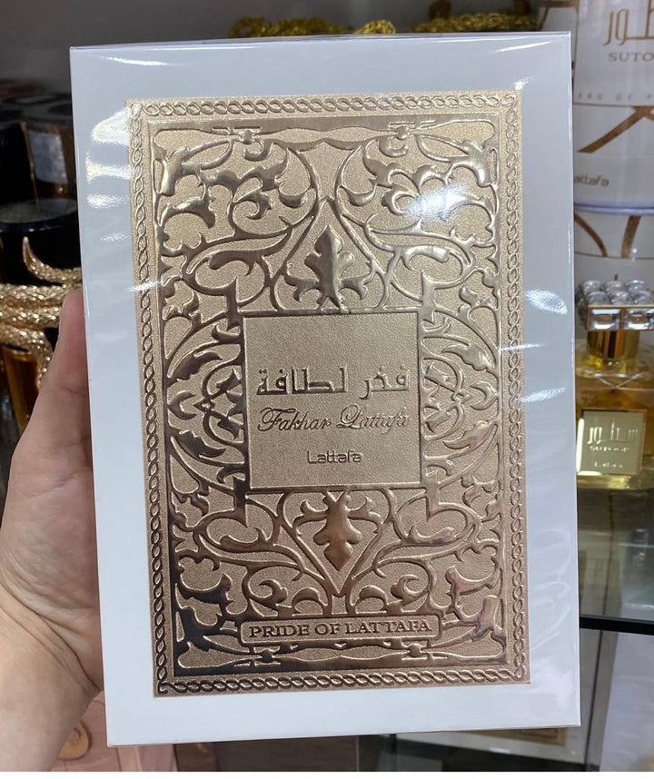 PERFUME LATTAFA FAKHAR WHITE 3.4H P/HOMBRE