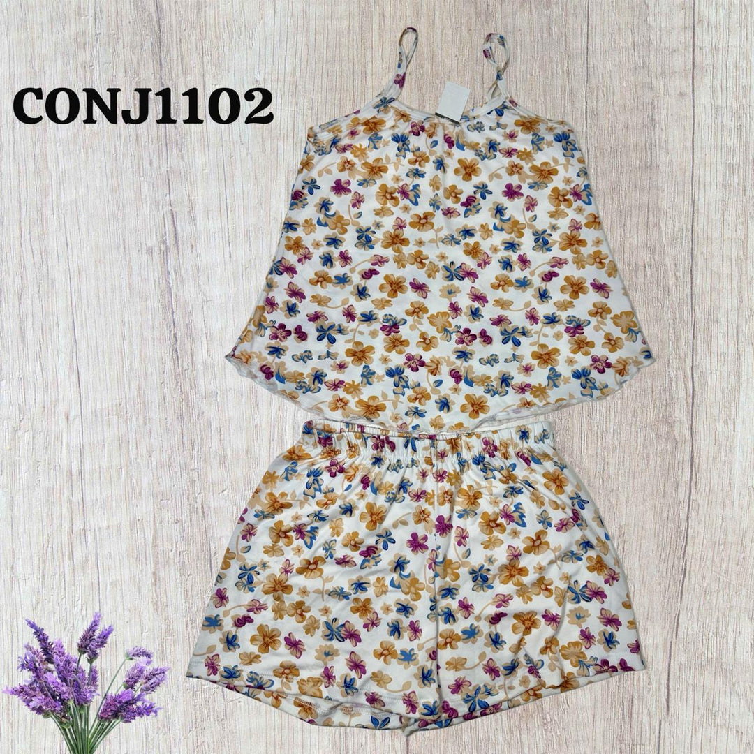 PIJAMA LONDRYS CORTA TIRITO DURAZNO -RIB S-L
