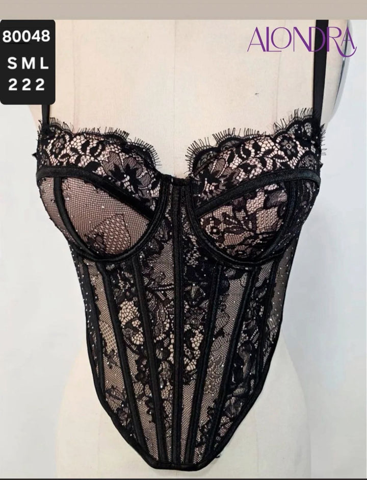 BLUSA  TOP CHIC CORSET USA