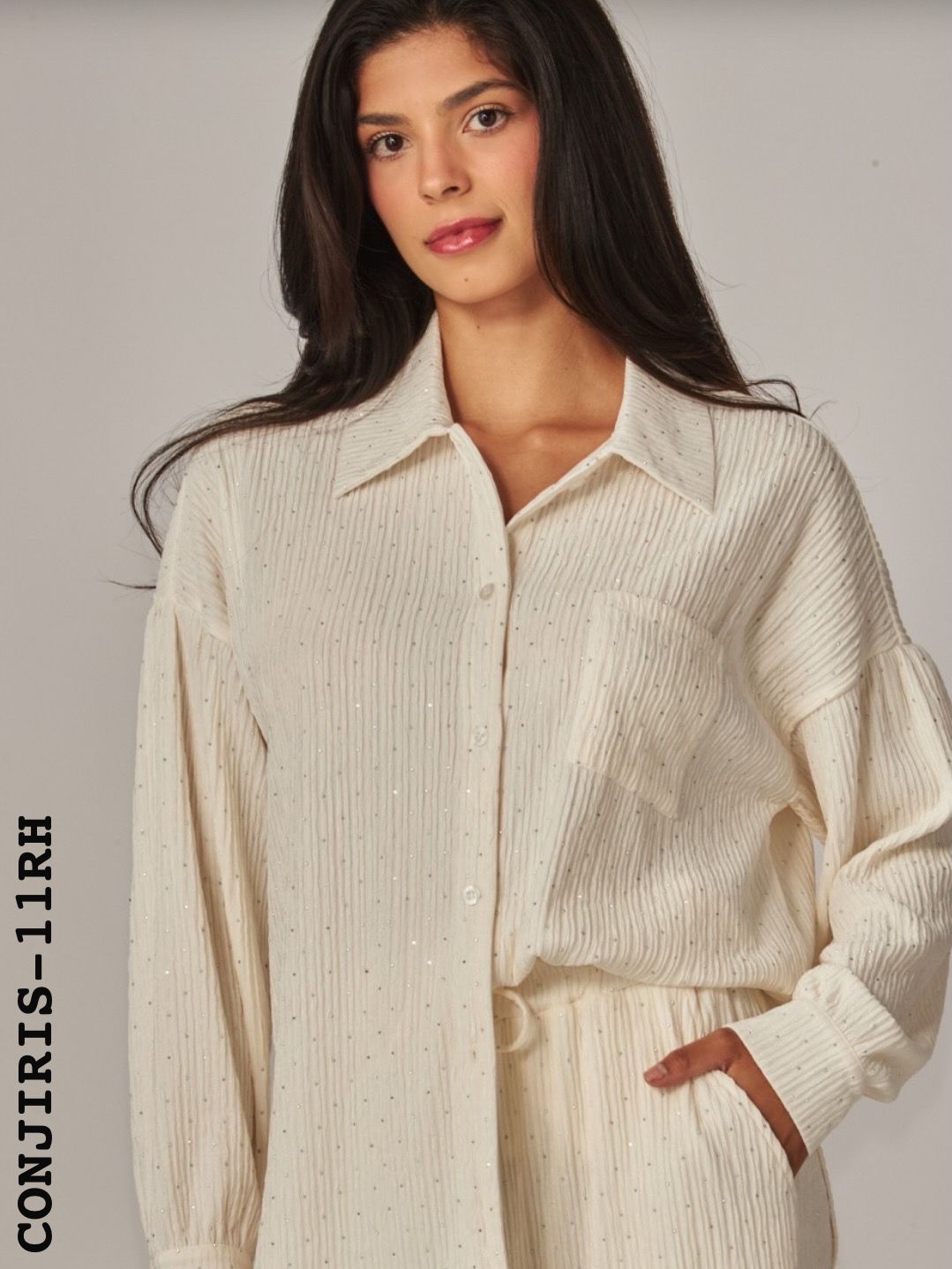 CONJUNTO LOVE POEM S-L  / LARGO C/ BRILLO