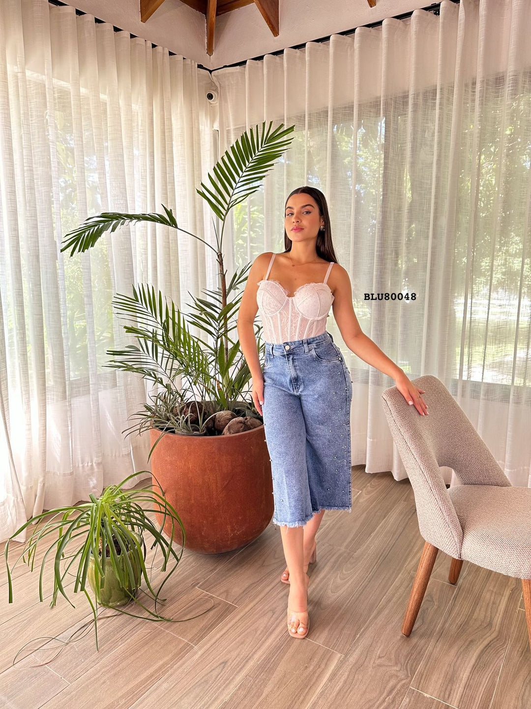 BLUSA  TOP CHIC CORSET USA