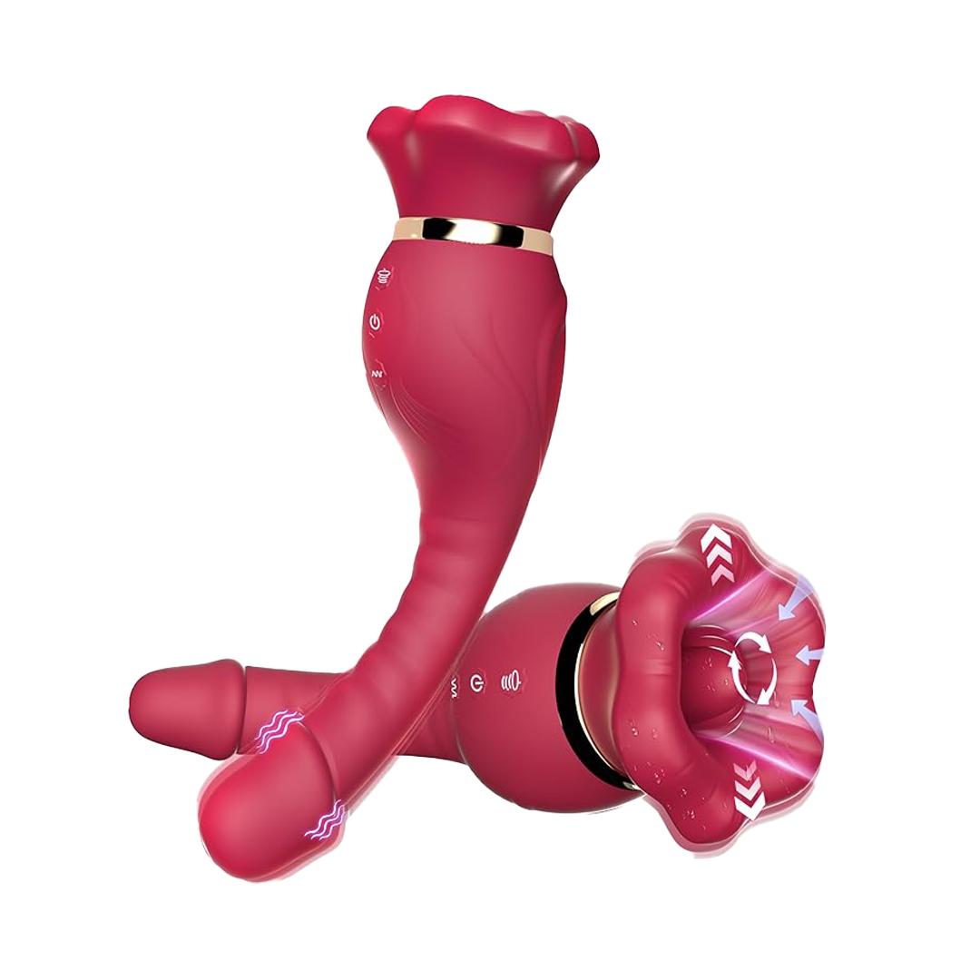 Wild&rose tongue suction vibrator icon brand