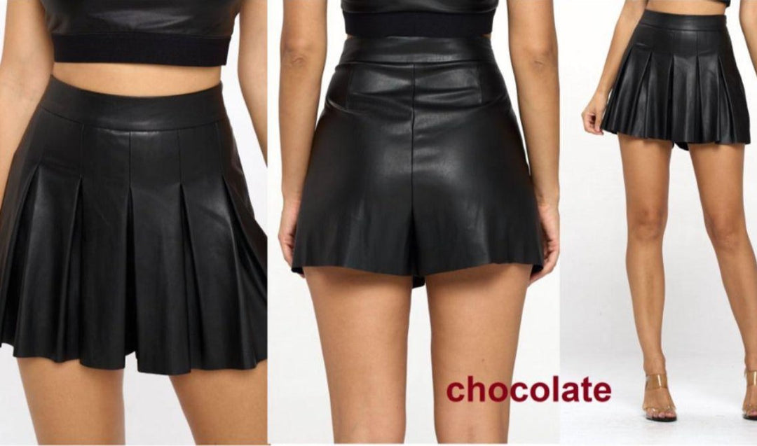 FALDA SHORT CHOCOLATE USA