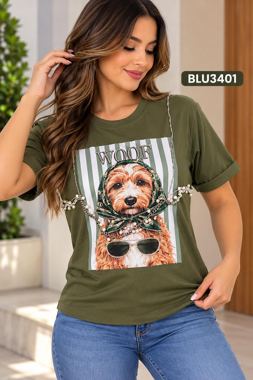 BLUSA MUY MUY T-SHIRT OVERSIZE FASHION