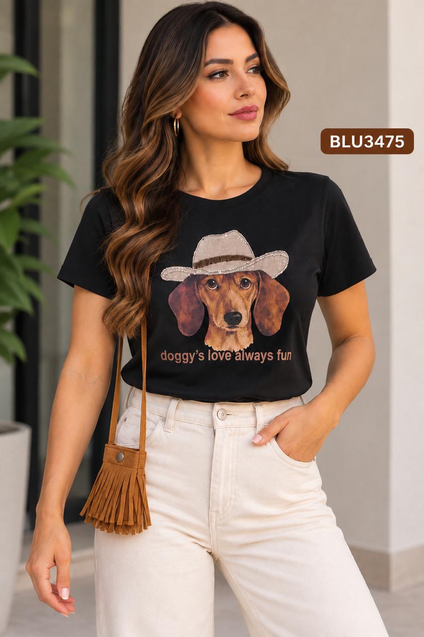BLUSA MUY MUY T-SHIRT FASHION