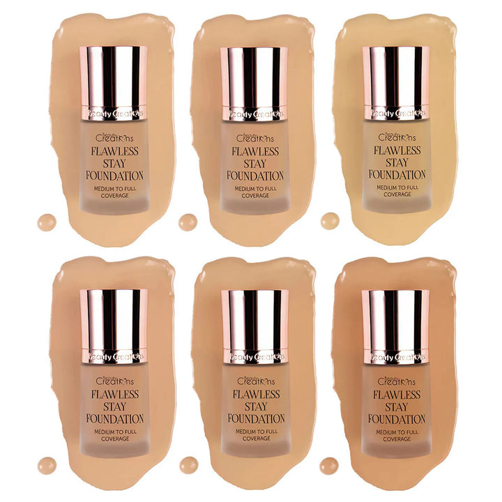 BASE FLAWLESS STAY FOUNDATIONS BEAUTY CREATIONS