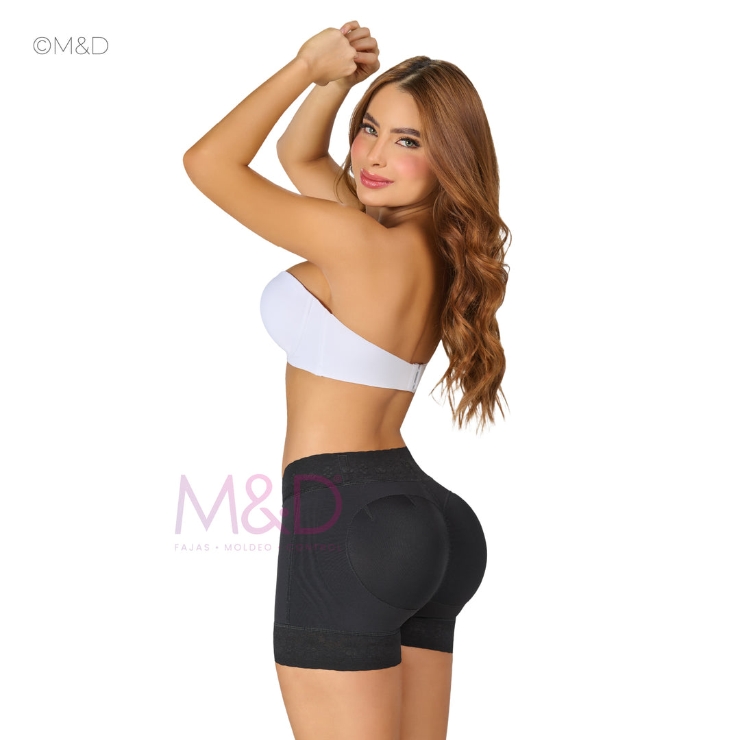 Short con talle bajo y siliconado