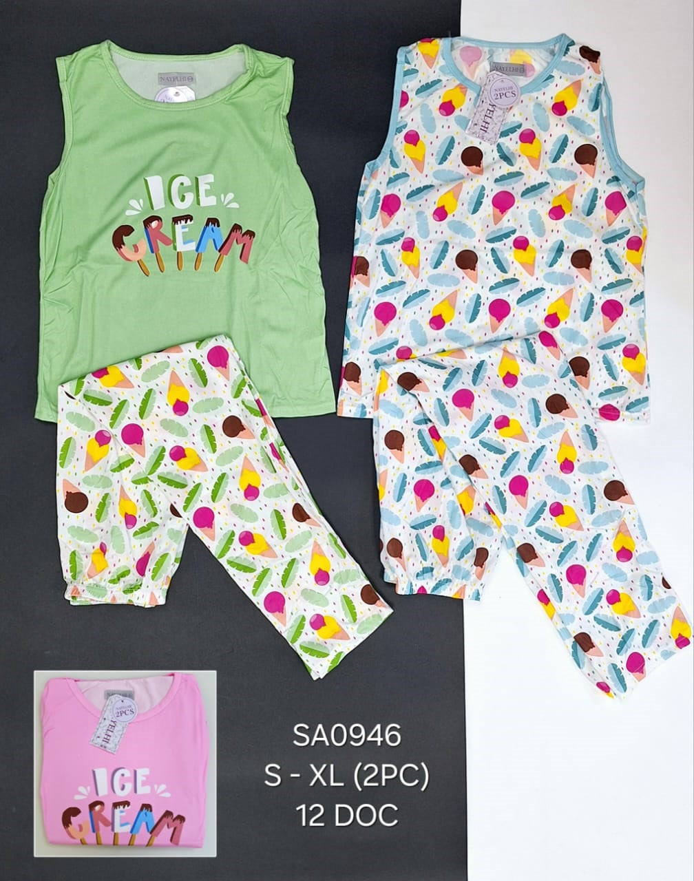 PIJAMA LARGA 2PC NAYELHI