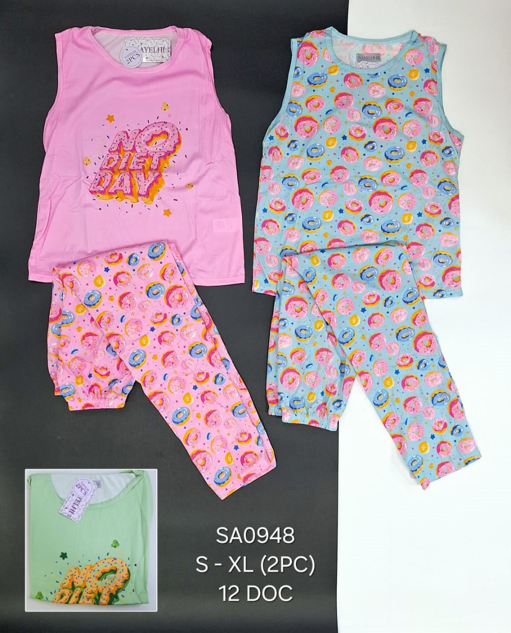 PIJAMA LARGA 2PC NAYELHI