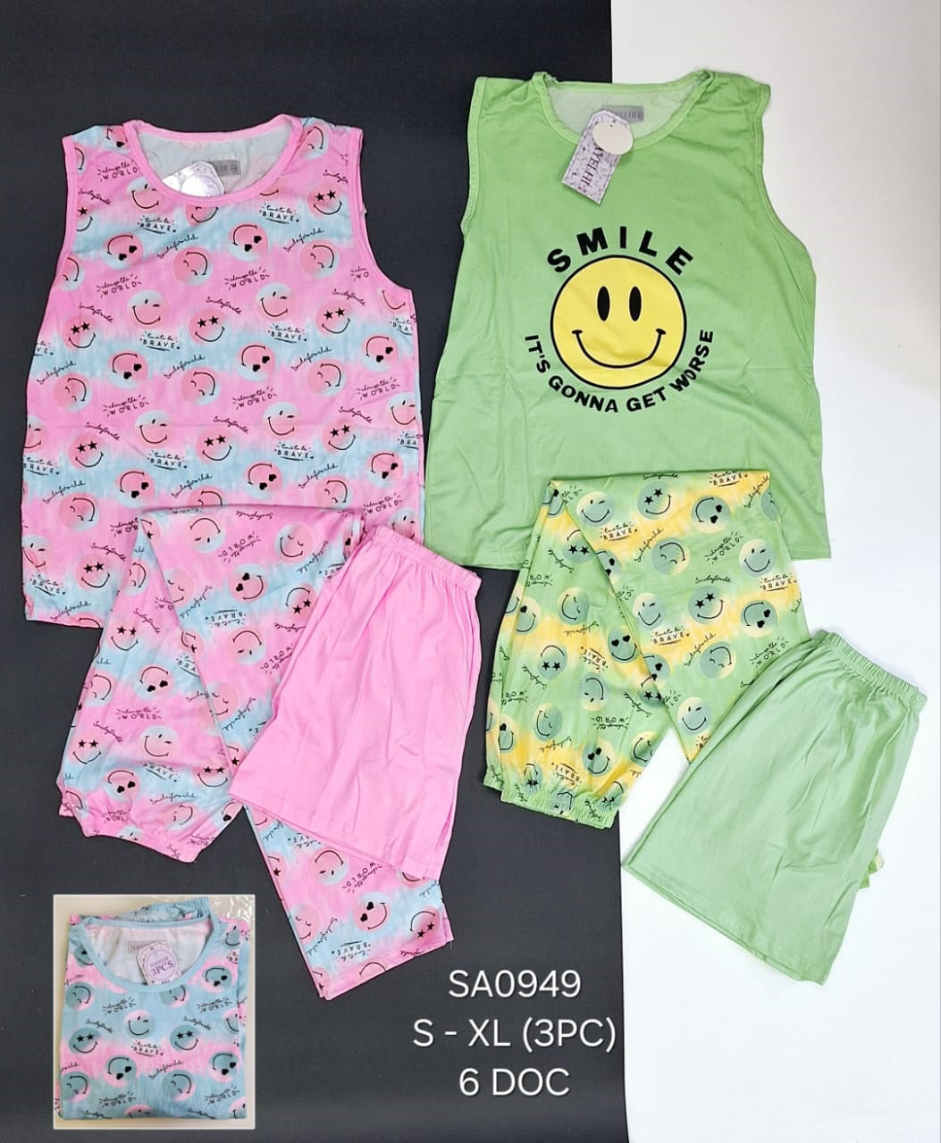 PIJAMA LARGA 3PC NAYELHI