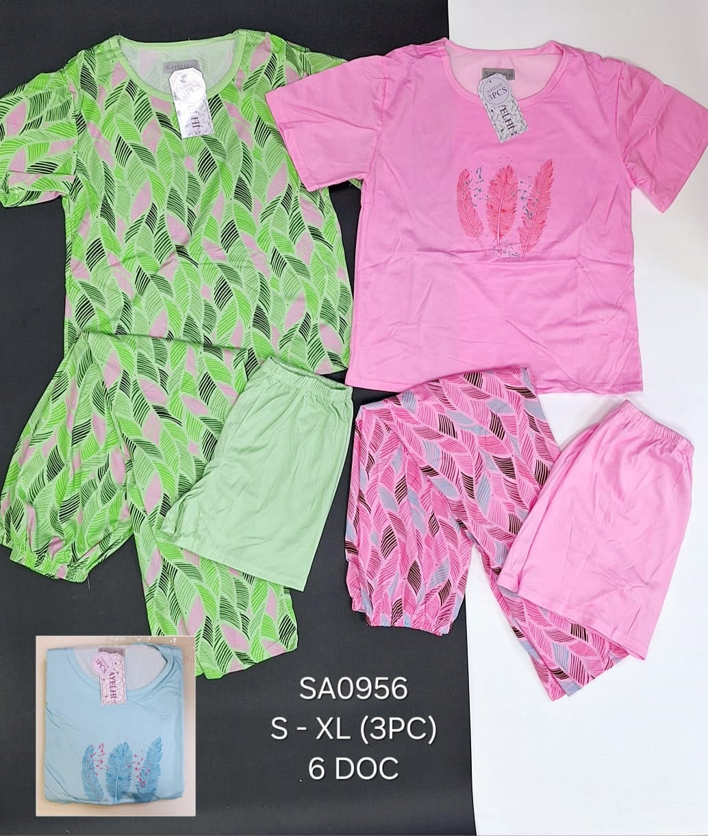 PIJAMA LARGA 3PC NAYELHI