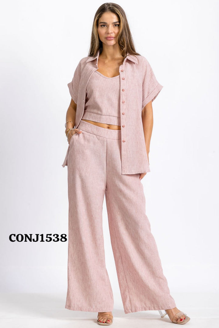CONJUNTO LA REINA 3 PIEZAS USA P/DAMA