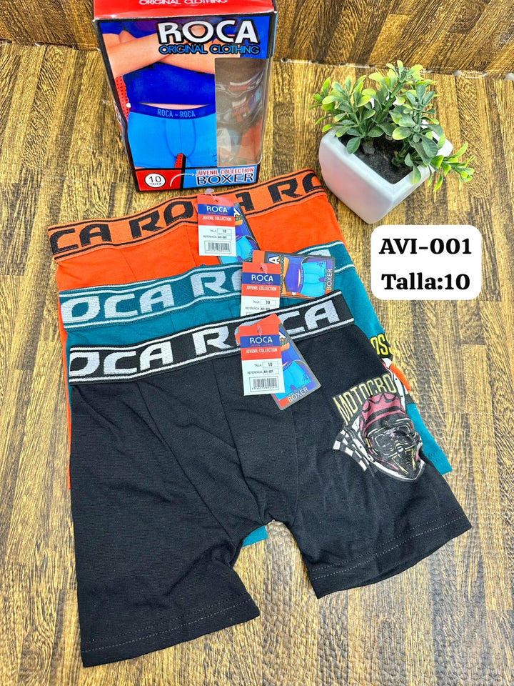 BOXER ROCA P/ NIÑO 3/ 1