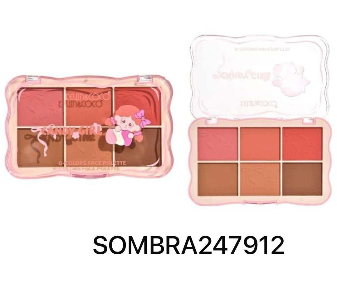 KEVING  &  COCO CANDY GRIL FACE PALETTE