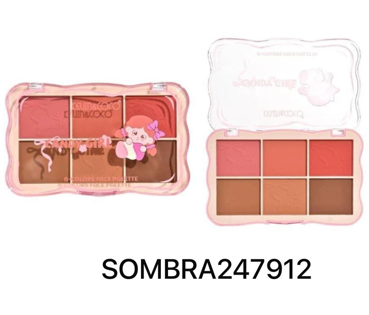 KEVING  &  COCO CANDY GRIL FACE PALETTE