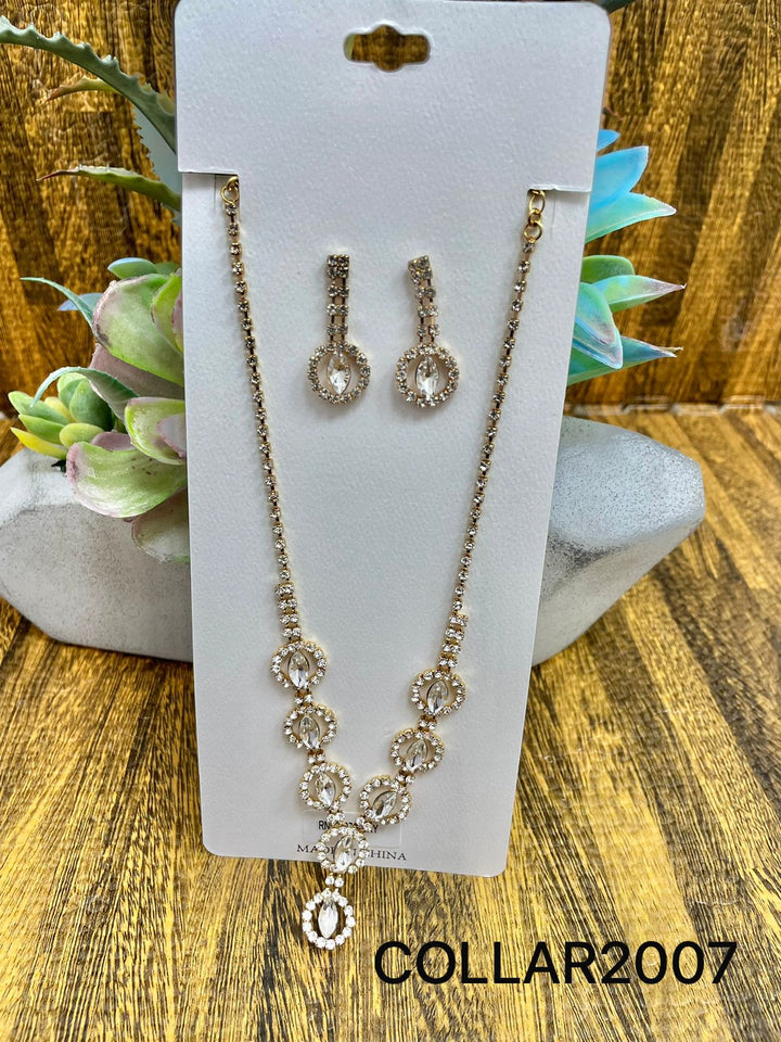 SET  ARETE  COLLAR  CORE EN PIEDRA