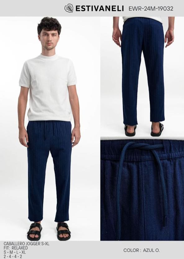PANTALON JOGGER ESTIVANELI RELAXED S-XL