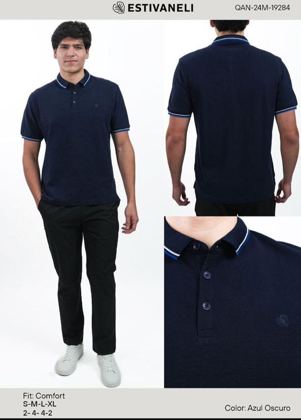 POLO PIQUE COMFORT ESTIVANELI S-XL