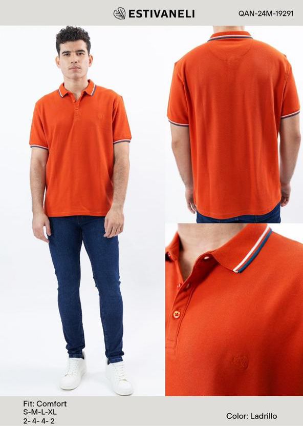 POL PIQUE COMFORT ESTIVANELI S-XL