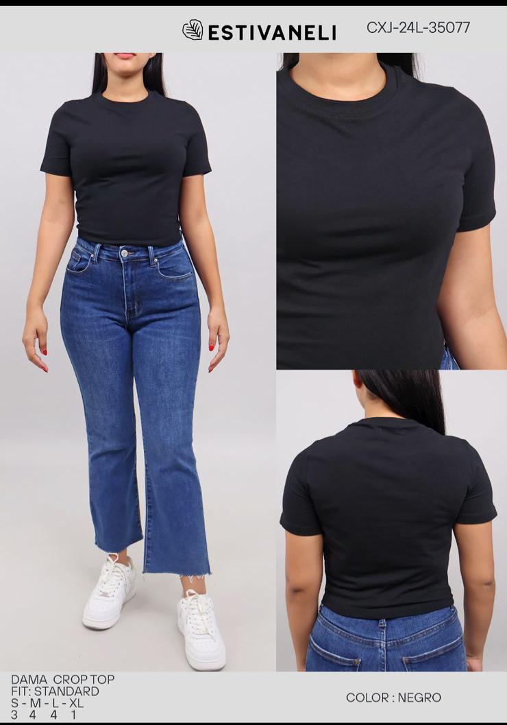 CROP TOP P/D ESTIVANELI S-XL