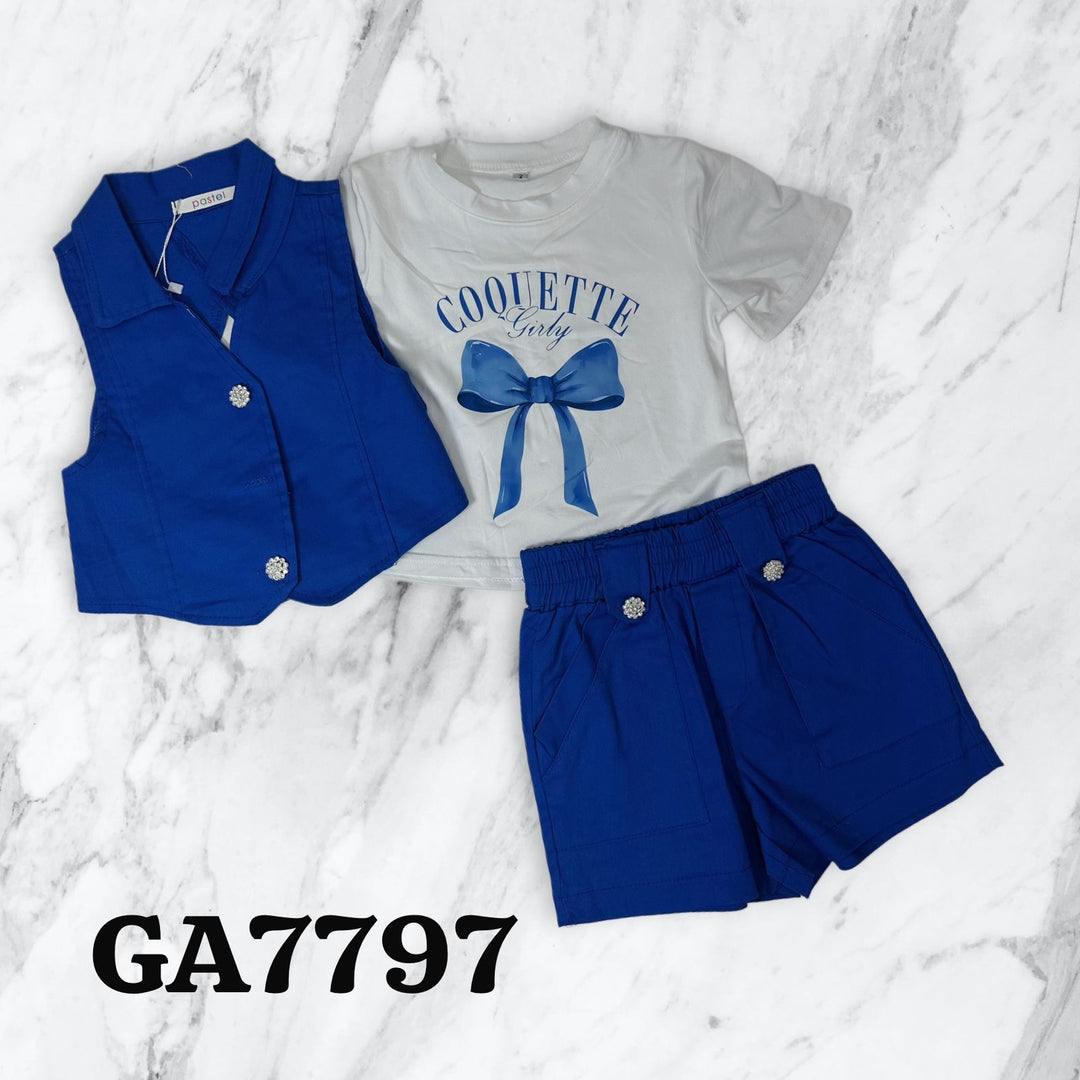 CONJUNTO SHORT P/N FASHION HOUSE