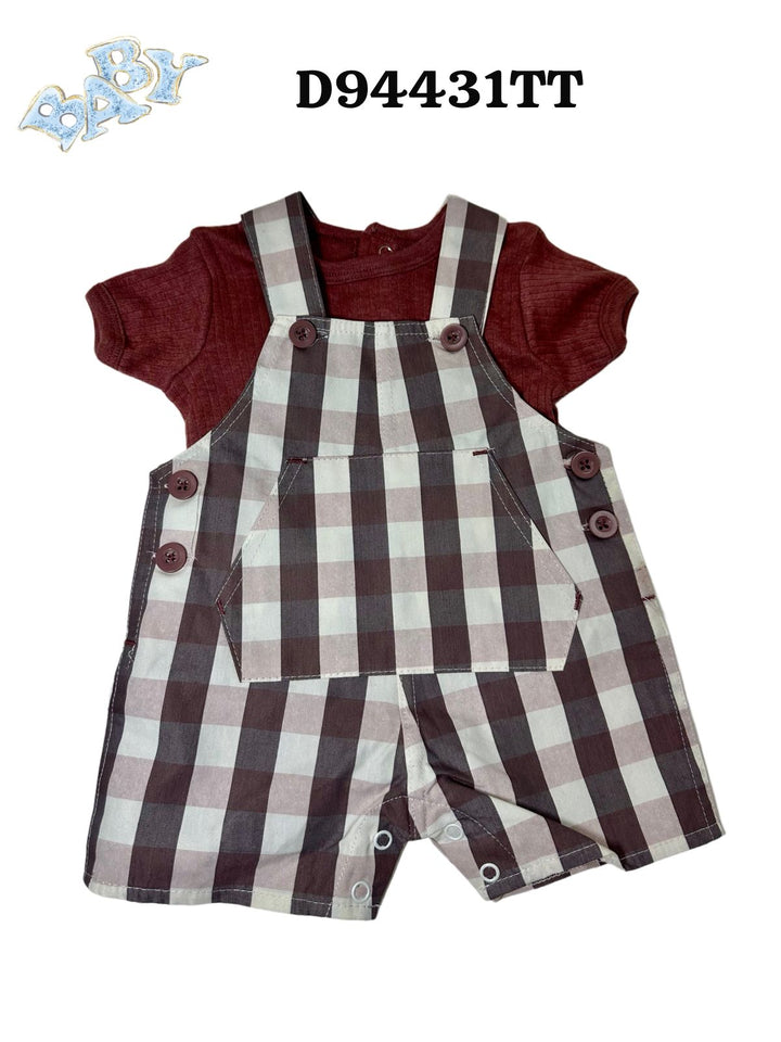 CONJUNTO OVEROLL TYNI TOTS P/BEBE