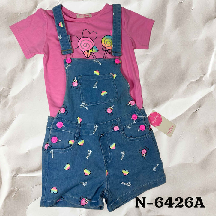 CONJUNTO OVERALL P/NIÑA NEW BERRY 2-8