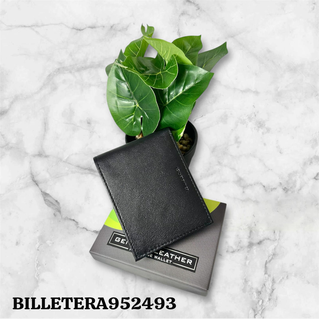 BILLETERA GENUINE LEATHER STOP RFID