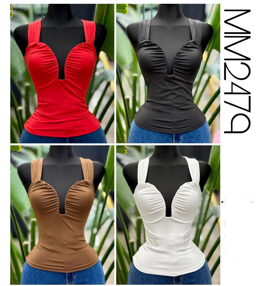 BLUSA MUY MUY FASHION C/ PIEDRAS