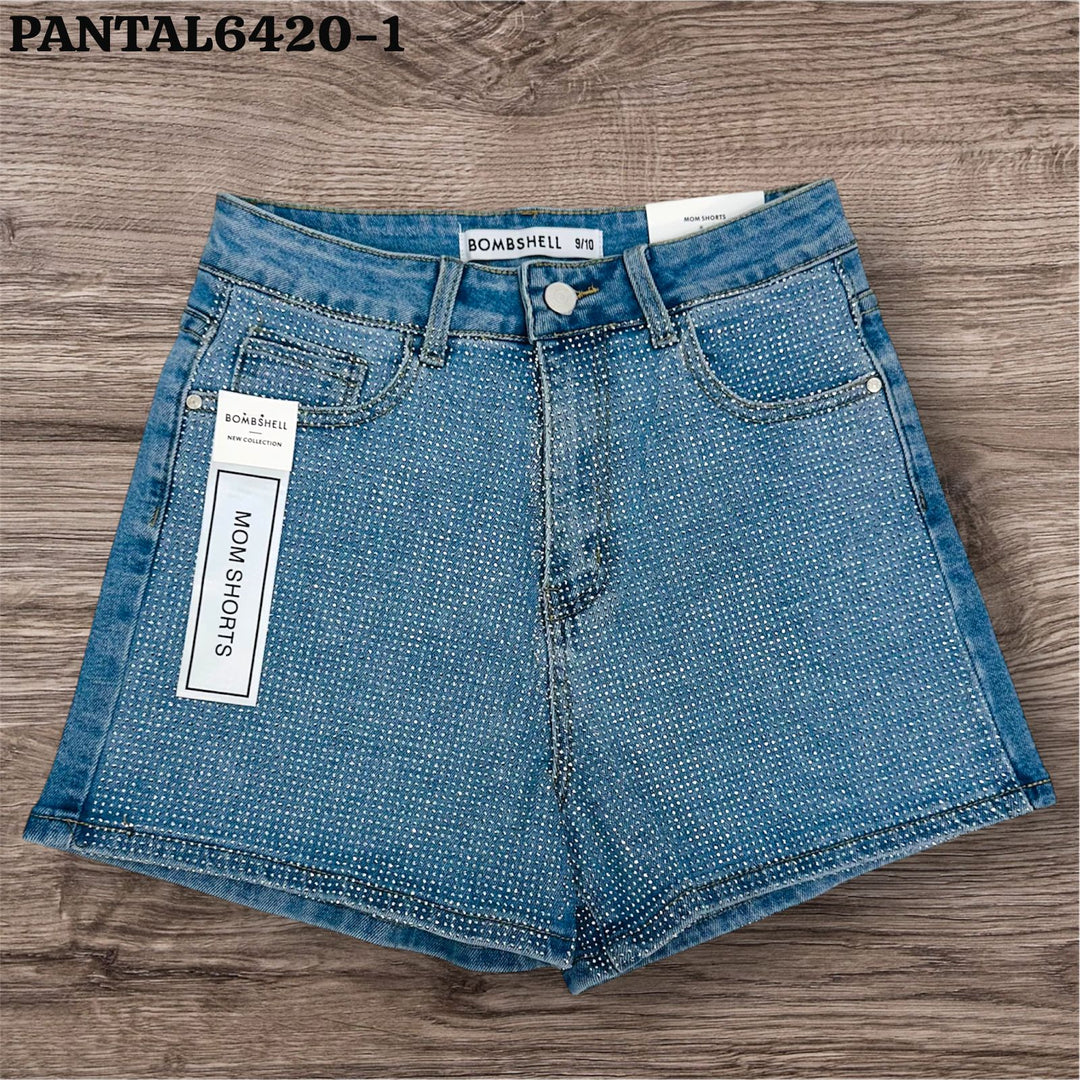 SHORT BOMBSHELL C/ PIEDRAS
