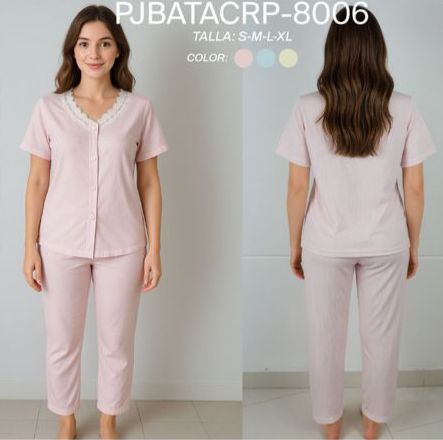 PIJAMA  JUBILE  LARGA C/ ENCANJE  SRA