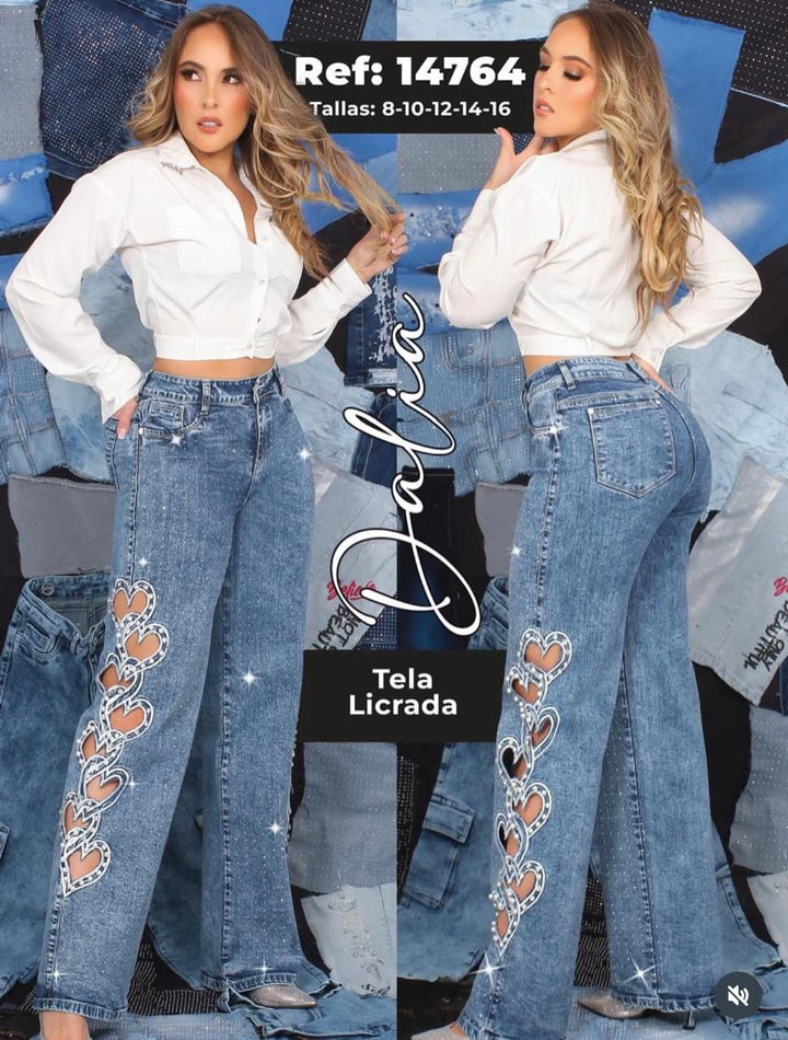 JEAN LARGO DALIA SCRASH PIEDRAS/ PERLAS