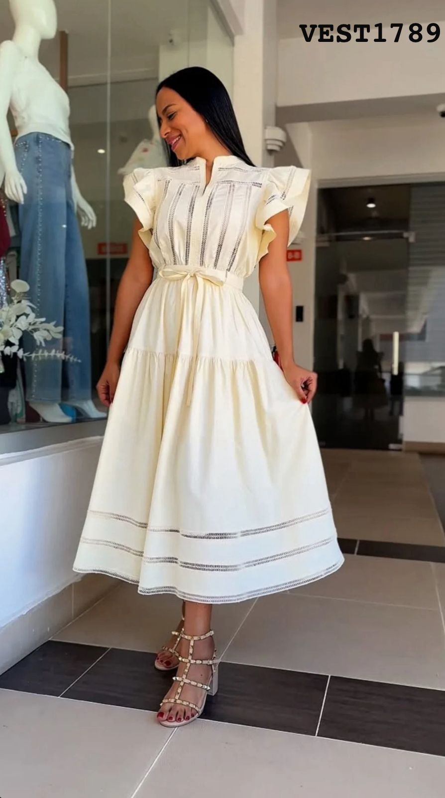 VESTIDO MILK AND HONEY – Alondra - Main Image