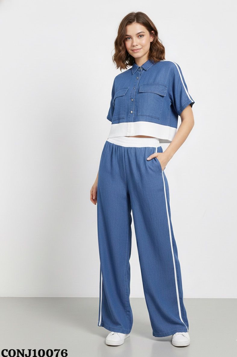 CONJUNTO PANTALON LARGO ZAWARY S-XL