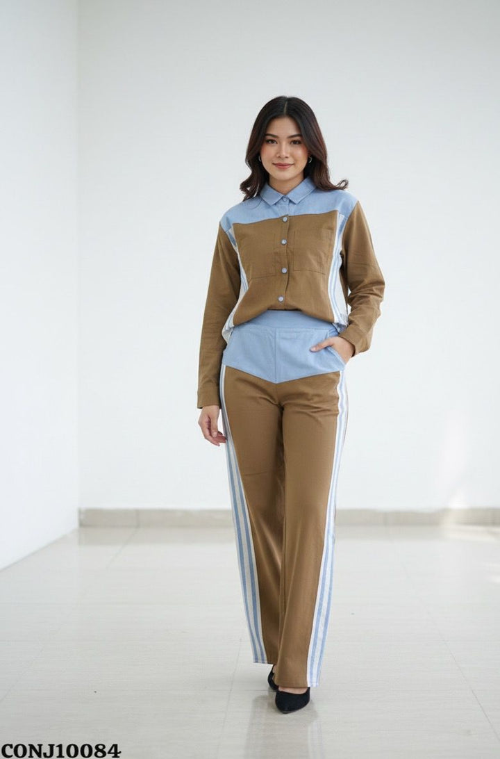 CONJUNTO PANTALON LARGO ZAWARY S-XL