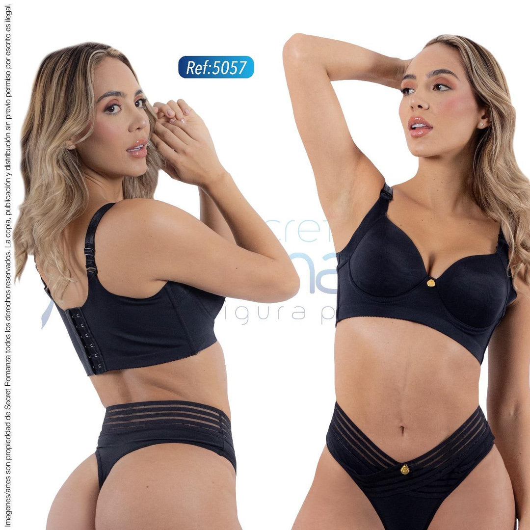 BRASIER ROMANZA REALCE NATURAL DE BUSTO PESADO