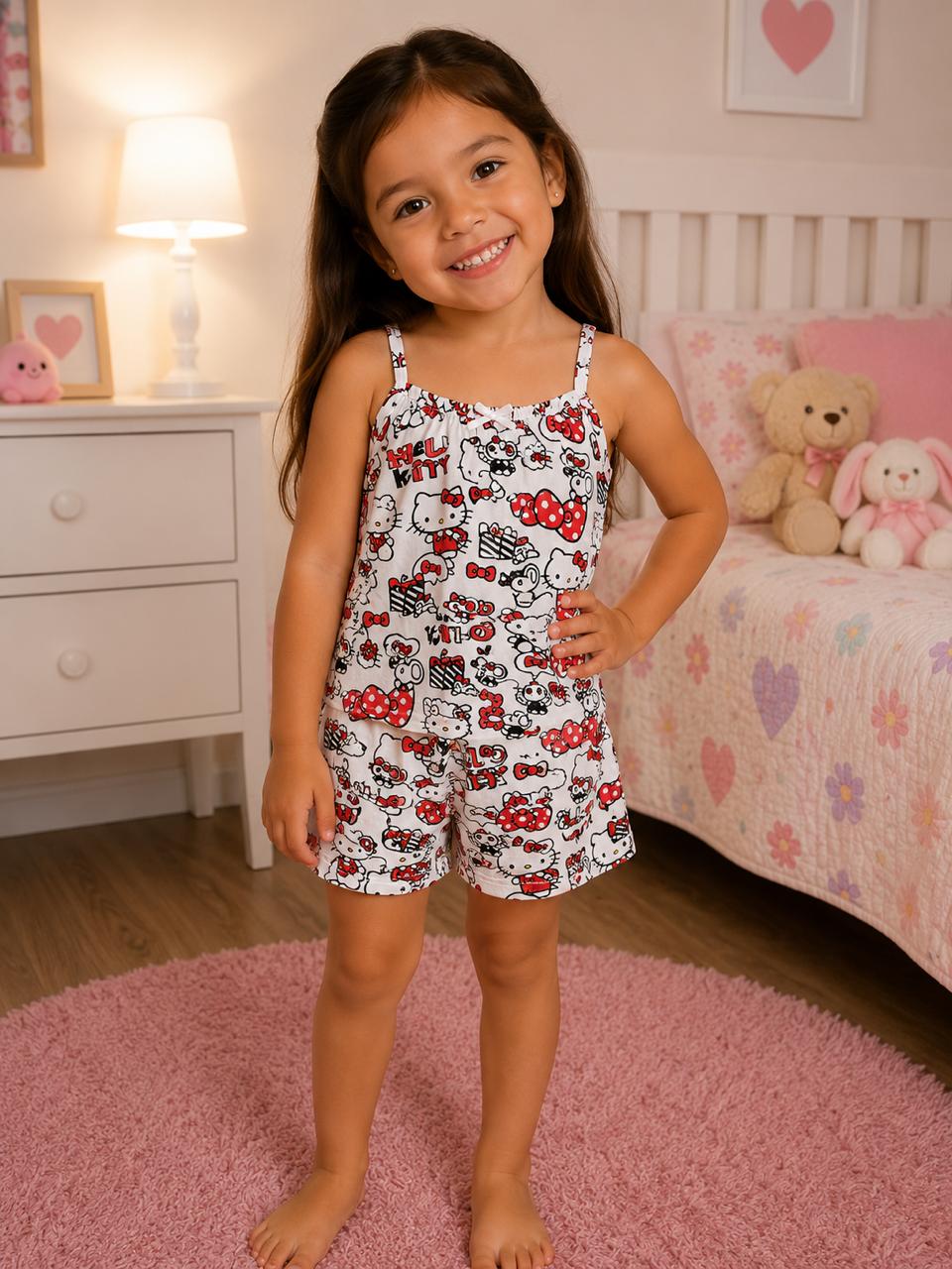 Pijama Corta Tiritos Bella Lili