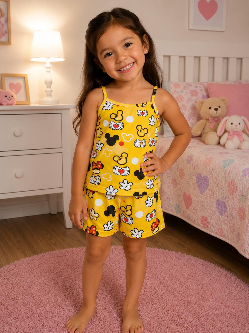 Pijama Corta Tiritos Bella Lili