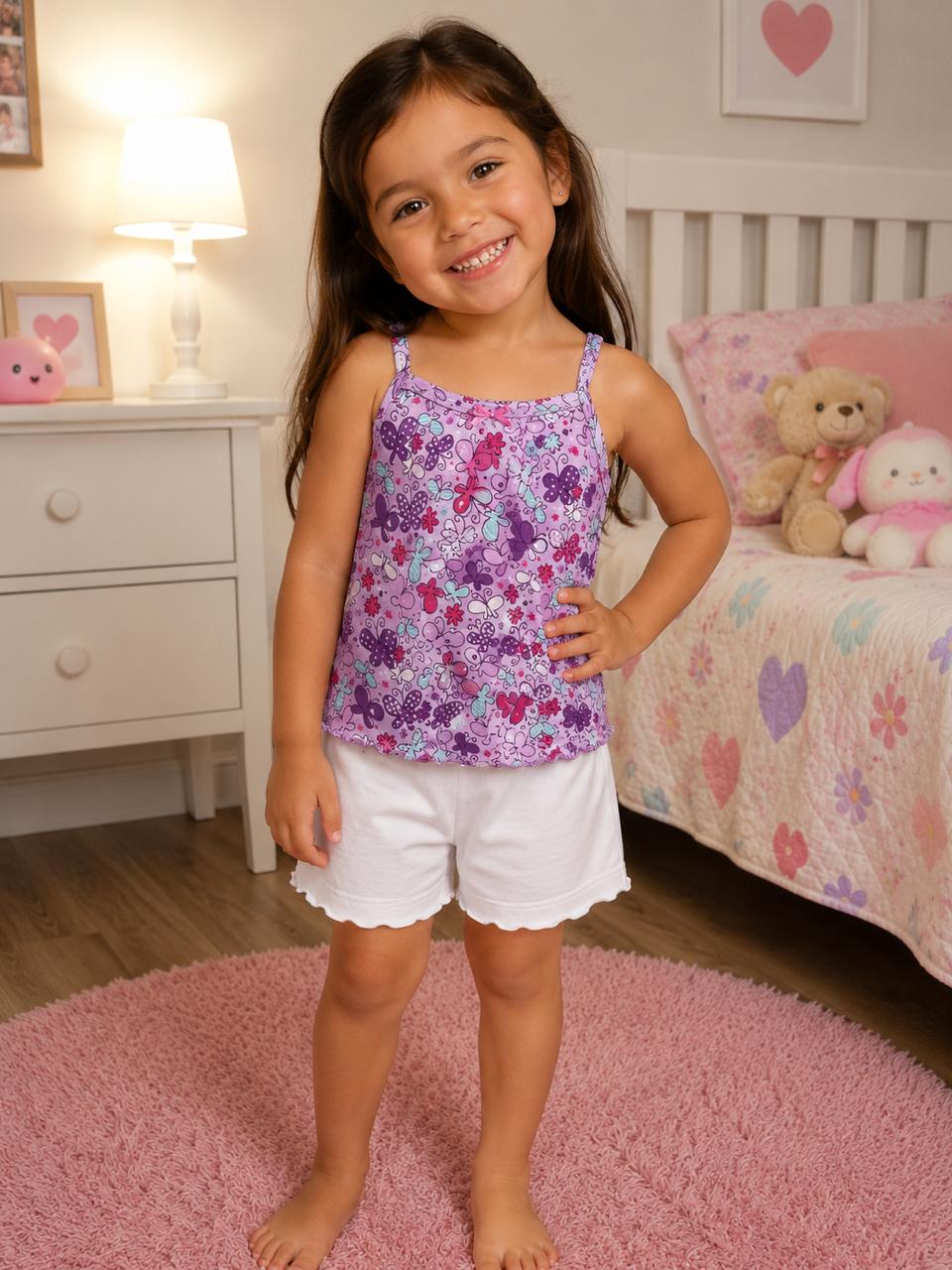 Pijama Corta Tiritos Bella Lili
