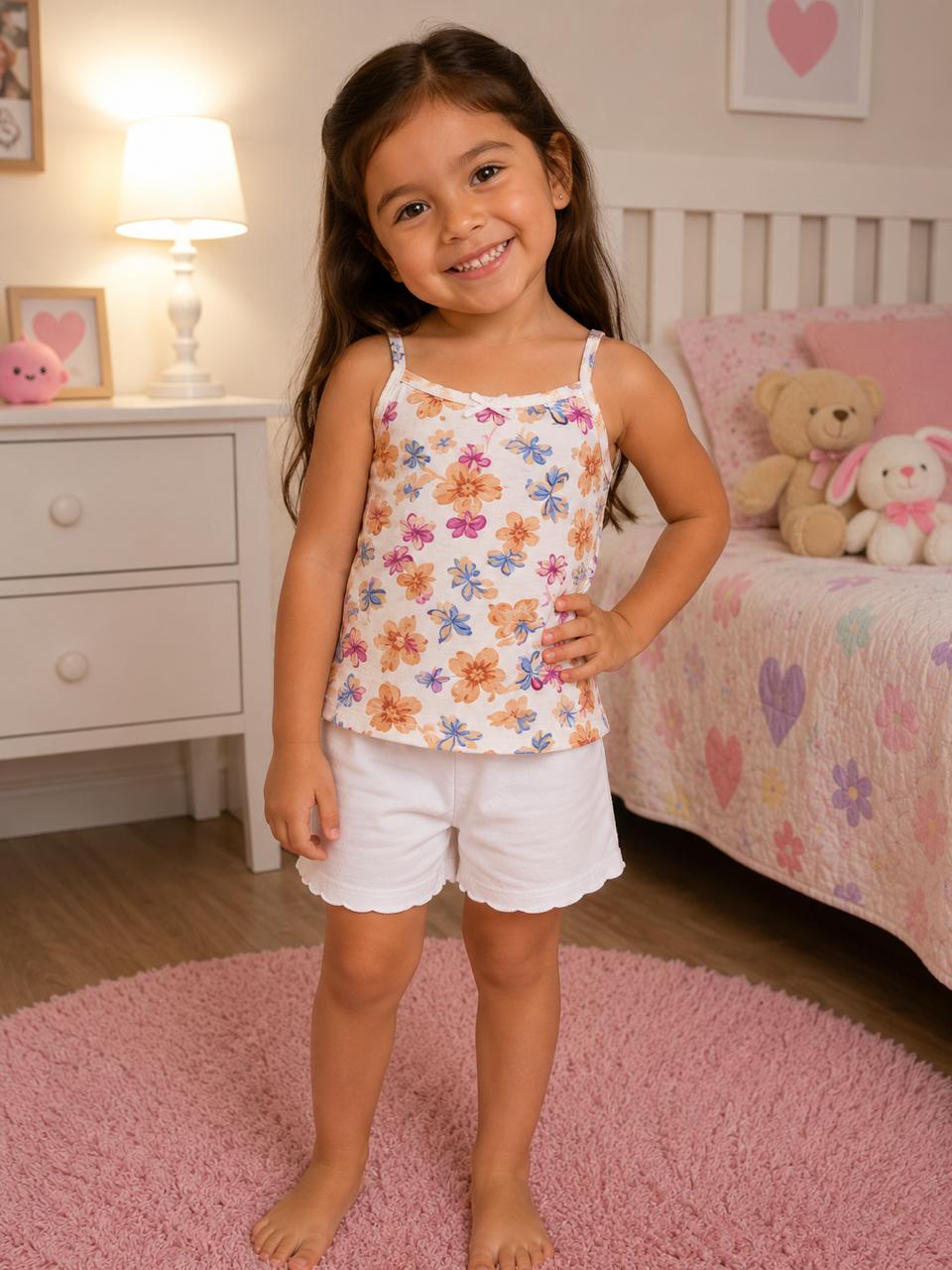 Pijama Corta Tiritos Bella Lili