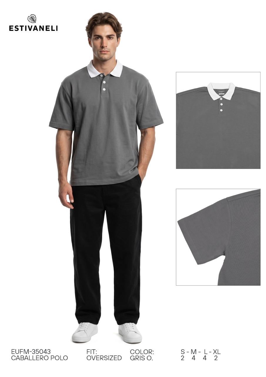 POLOSHIRT ESTIVANELI OVERSIZED