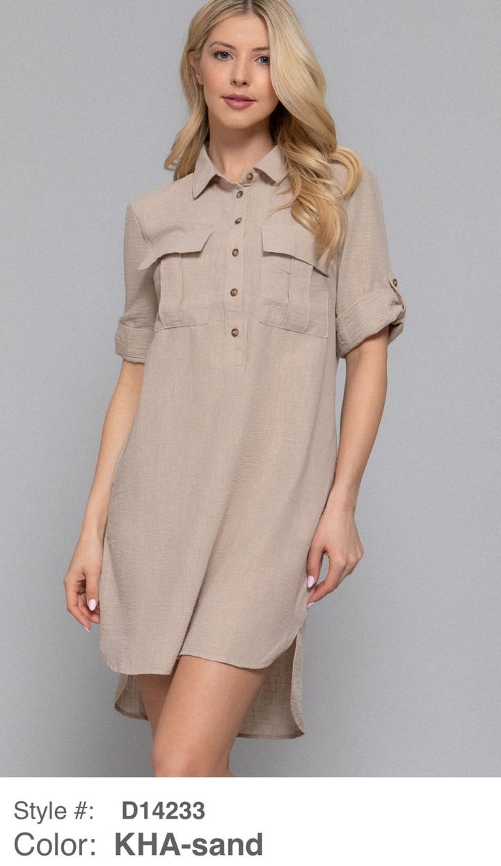 VESTIDO CAMISERA PARA MUJER T/ ZARA