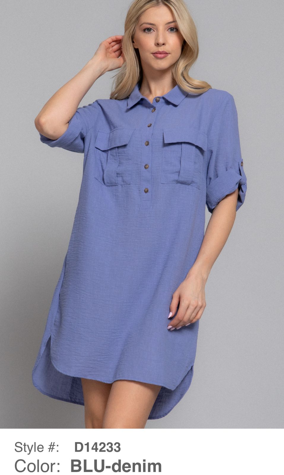 VESTIDO CAMISERA PARA MUJER T/ ZARA