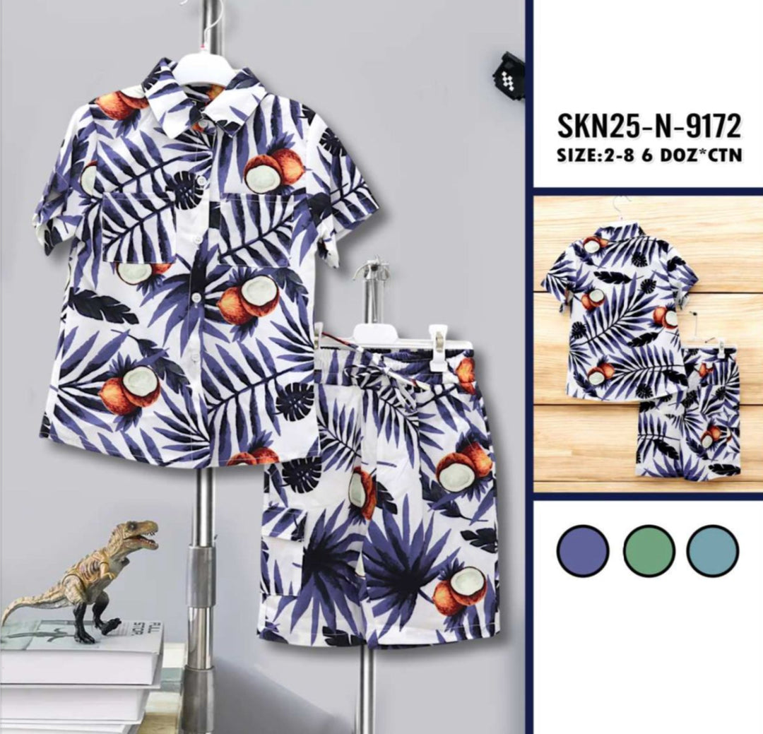 CONJUNTO P/ NIÑO BERMUDA Y CAMISA