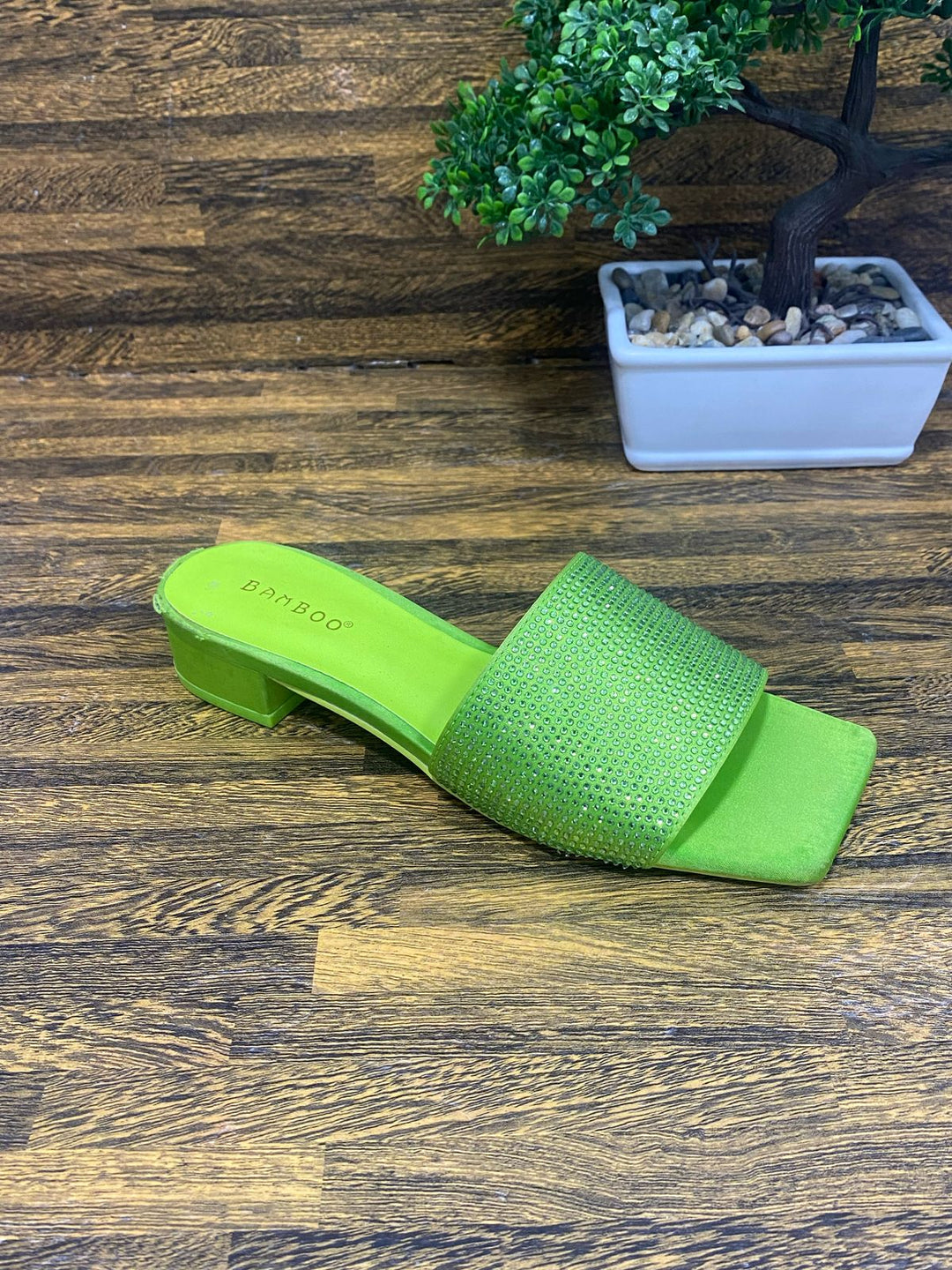 SANDALIA BAMBOO 2 BAND SLIDE P/DAMA
